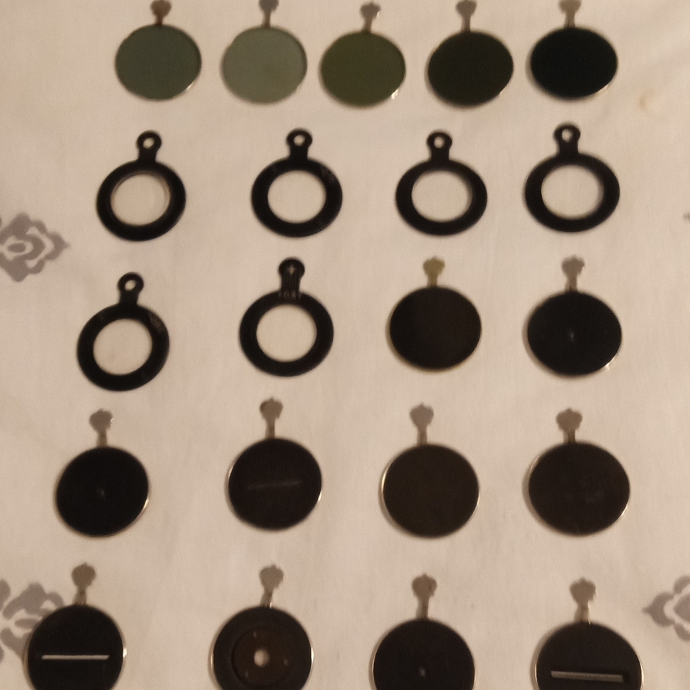 Antique Lot of 21 Optical lenses